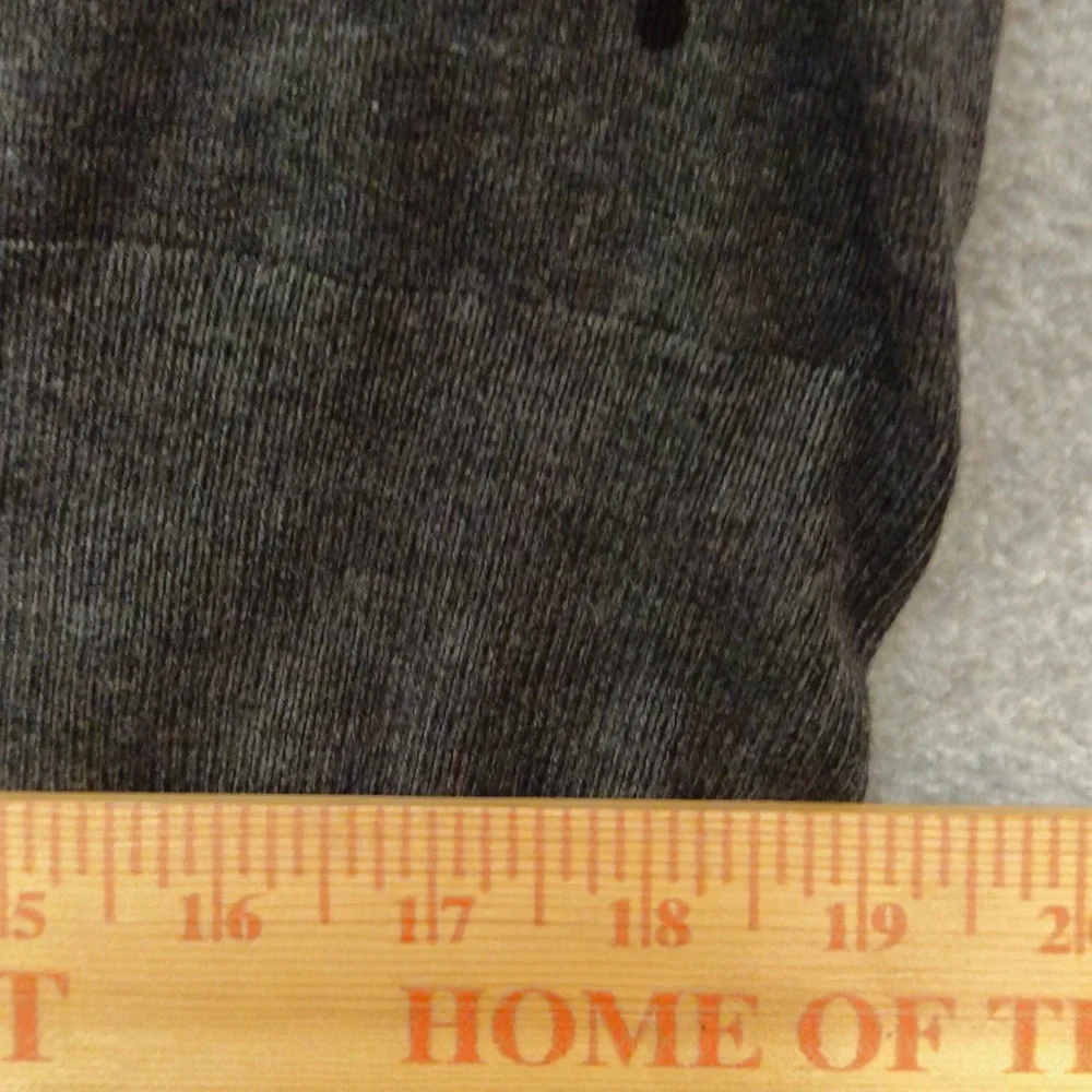 Cable & Gauge Womens XXL Charcoal‎ Grey Polka Dot Button Front Cardigan Sweater